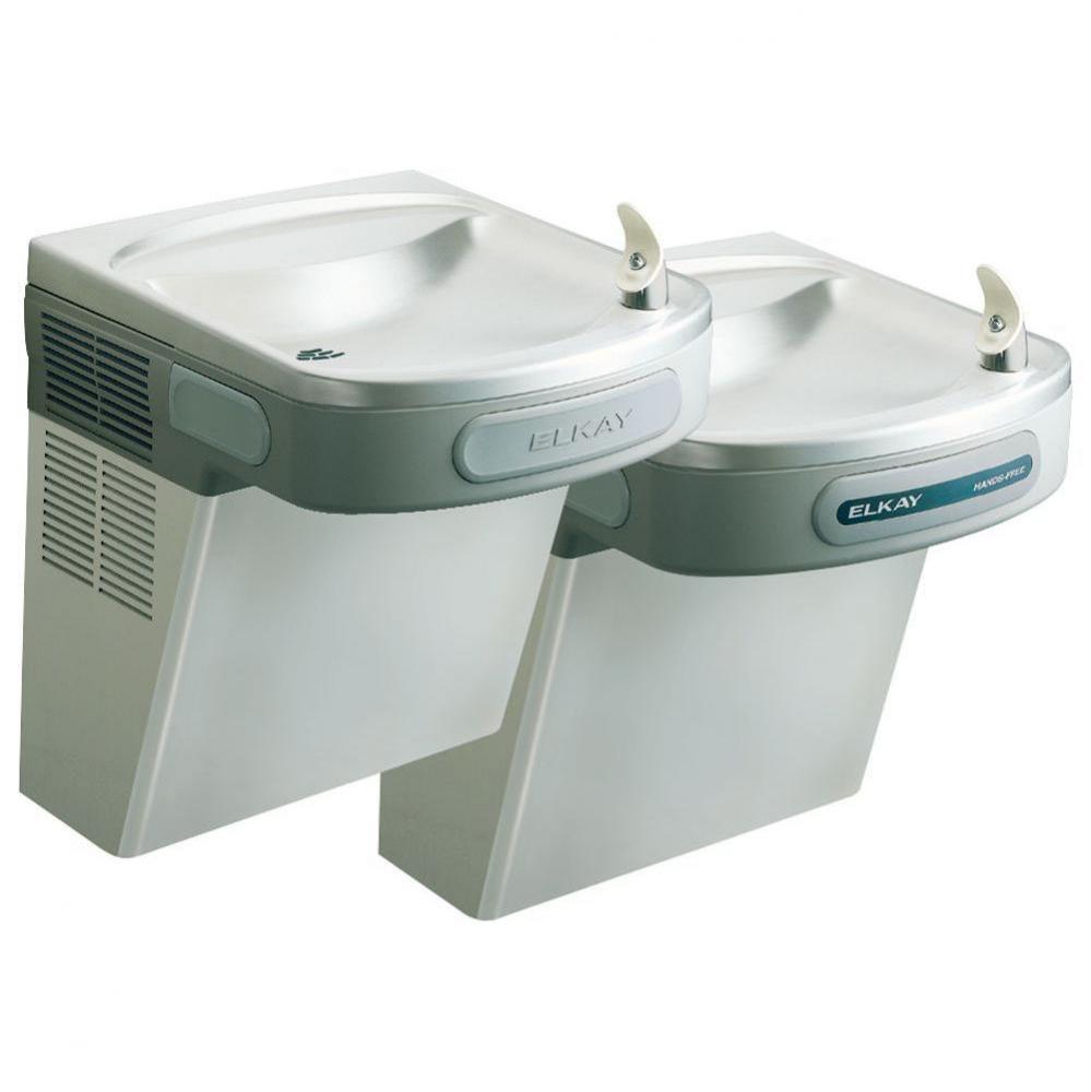 Versatile Cooler Wall Mount Bi-Level ADA Hands-Free, Filtered Refrigerated Stainless