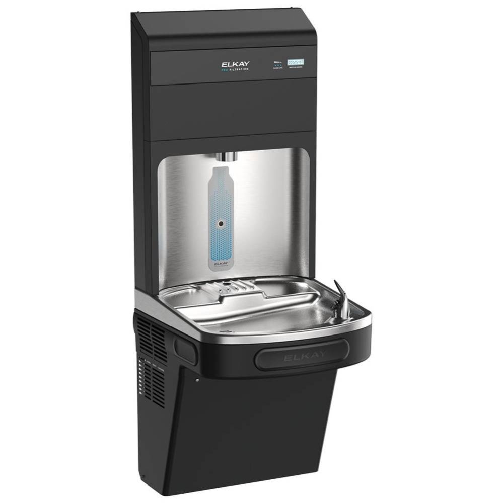 Pro Filtration Bottle Filling Station & Single ADA Cooler Refrigerated Total PFAS + Lead Reduc