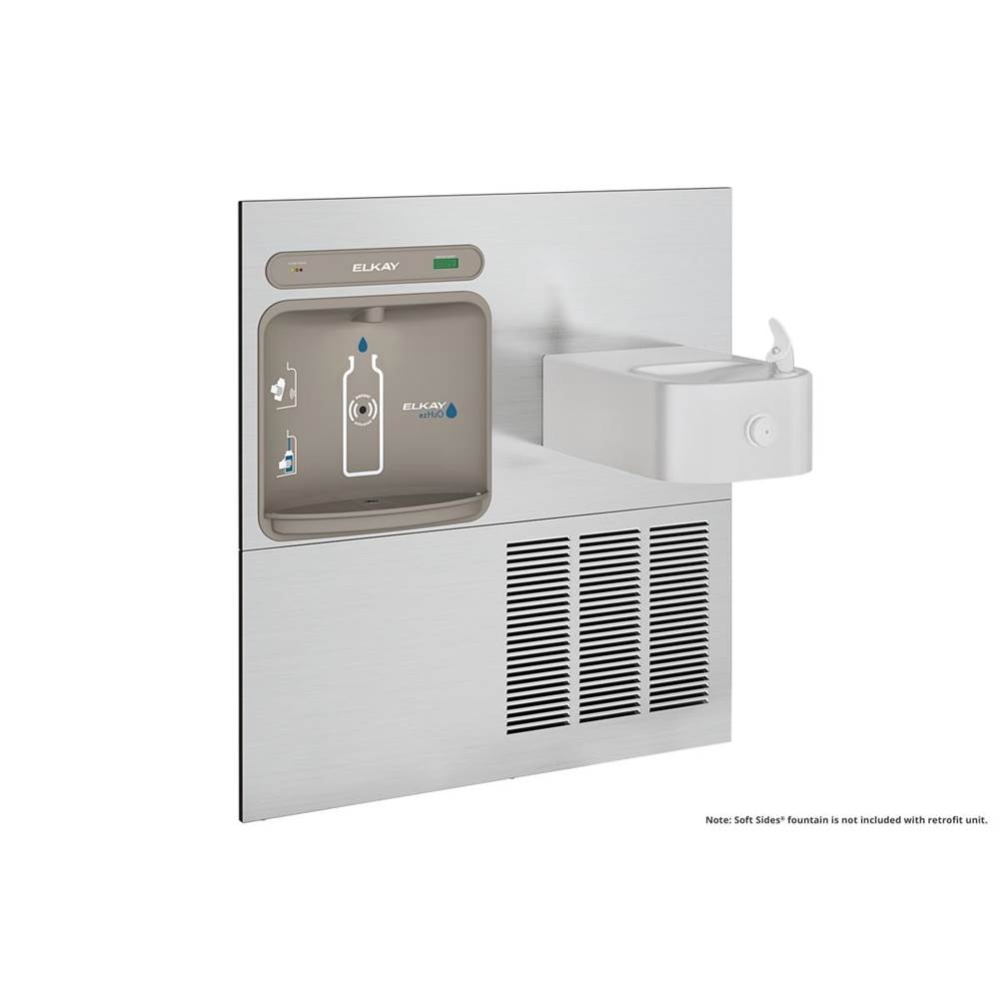 ezH2O Retrofit Bottle Filling Station for Soft Sides® Fountain Filtered Refrigerated Stainles
