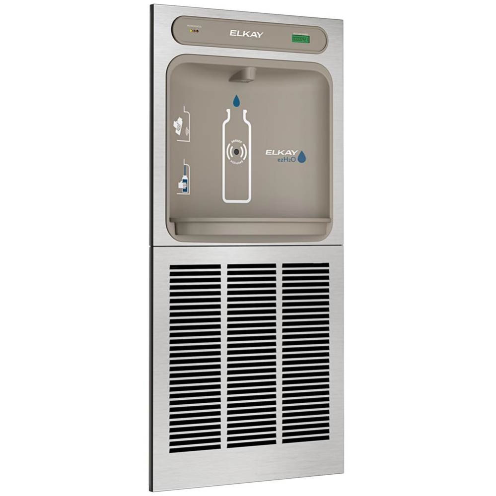 ezH2O In-Wall Bottle Filling Station Filtered Refrigerated Stainless
