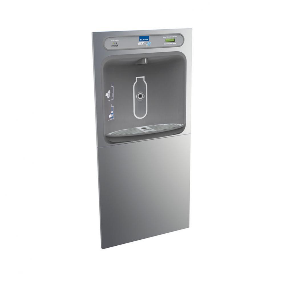 ezH2O In-Wall Bottle Filling Station with Mounting Frame, Filtered Non-Refrigerated Stainless
