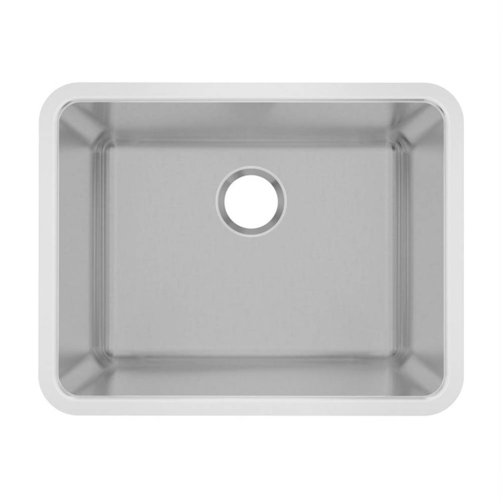 Stainless Steel 23'' x 18'' x 9'' Undermount Single Bowl Brushed Sat