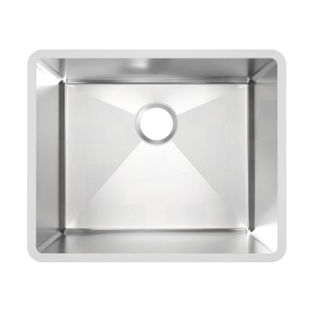 Stainless Steel 22-1/2'' x 18-1/2'' x 5-1/2'' Undermount Single Bowl