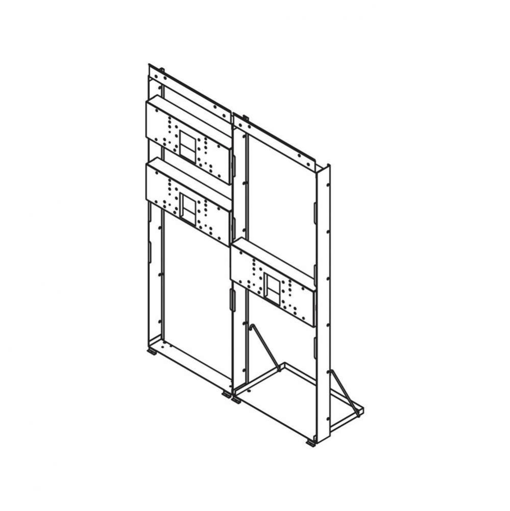 Mounting Frame for Bi-level In-wall Refrigerated SwirlFlo Bottle Filling Stations