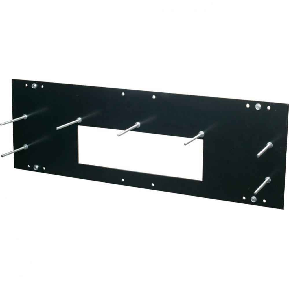 In-wall Mounting Plate for Bi-level On-wall White Granite Composite Fountain
