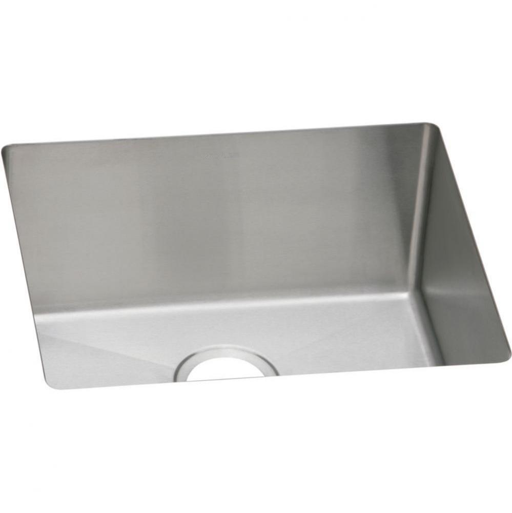Pursuit Stainless Steel 21-1/2'' x 18-1/2'' x 10'', Single Bowl Unde