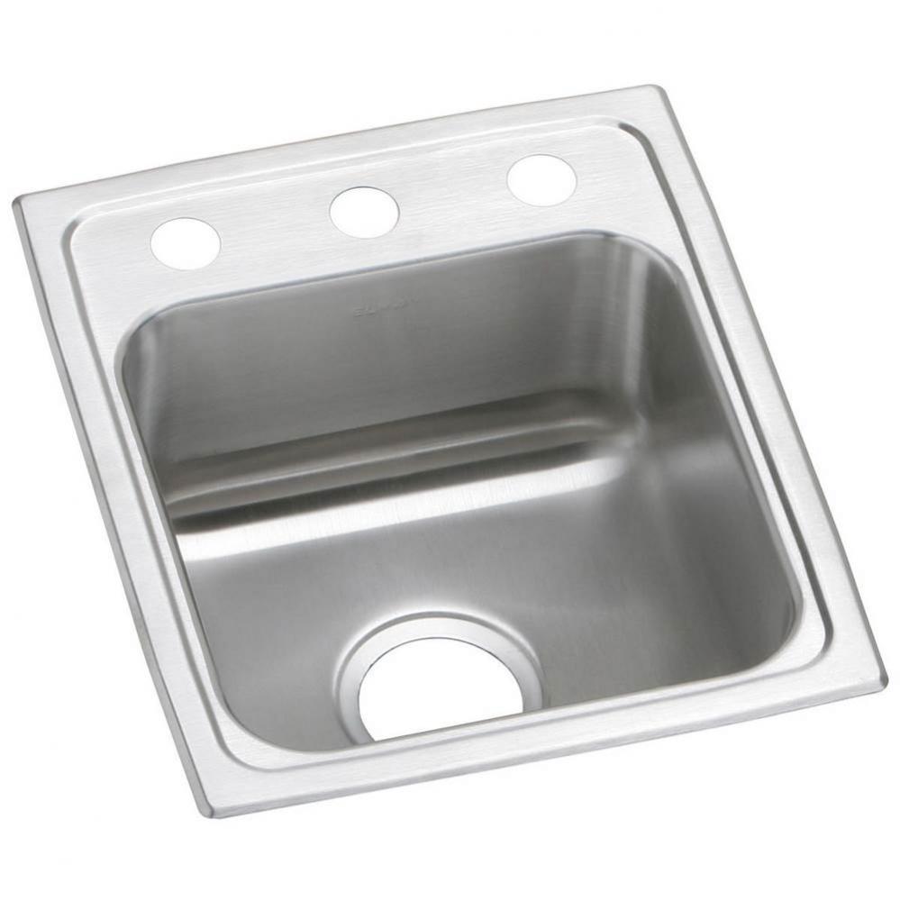 Celebrity Stainless Steel 15'' x 17-1/2'' x 7-1/8'', 1-Hole Single B