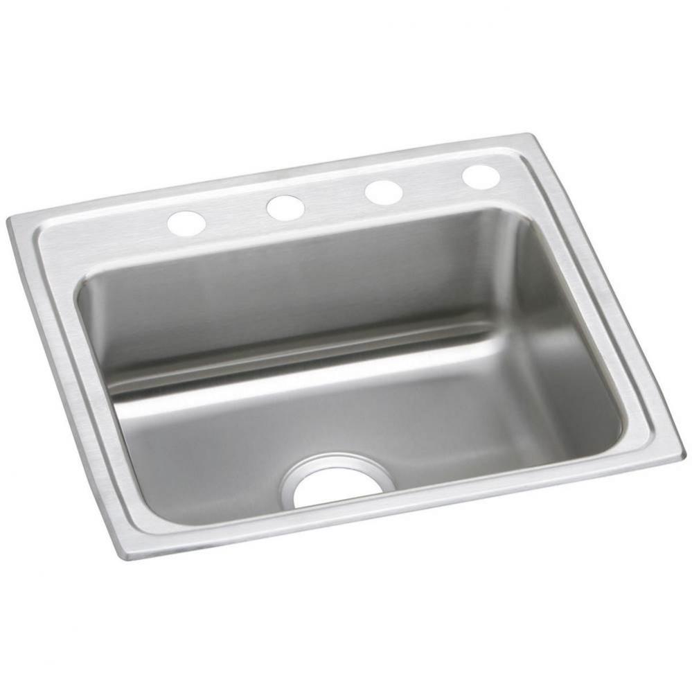 Celebrity Stainless Steel 25'' x 22'' x 7-1/2'', 3-Hole Single Bowl