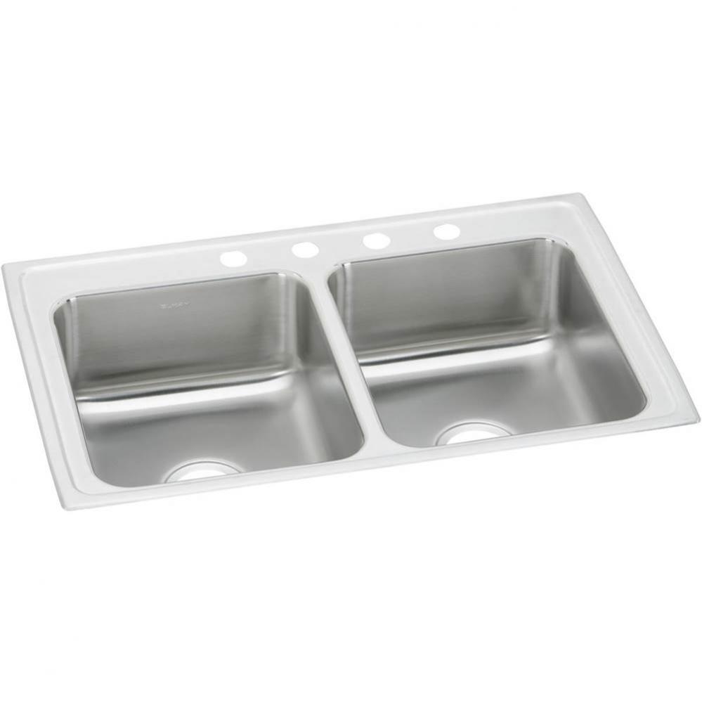 Celebrity Stainless Steel 33'' x 21-1/4'' x 7-1/2'', Equal Double Bo