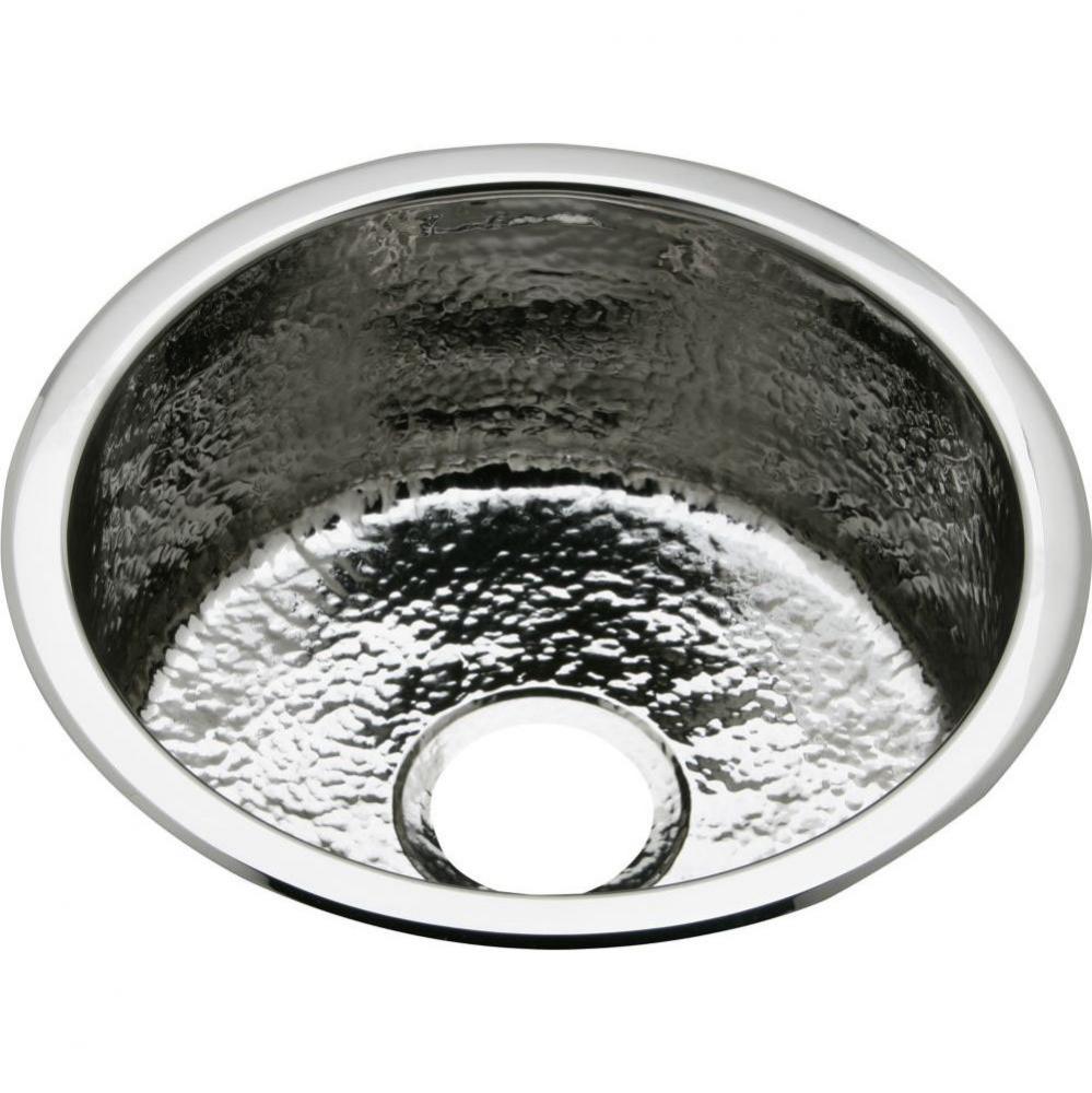 Stainless Steel 16-3/8'' x 16-3/8'' x 7'', Single Bowl Dual Mount Ba