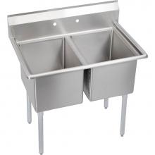 Elkay 14-2C18X24-0X - Dependabilt Stainless Steel 43'' x 29-13/16'' x 43-3/4'' 16 Gauge Tw