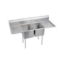 Elkay 14-2C18X24-2-18X - Dependabilt Stainless Steel 74'' x 29-13/16'' x 43-3/4'' 16 Gauge Tw