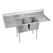 Elkay 2C18X24-2-18X - Dependabilt Stainless Steel 74'' x 29-13/16'' x 44-3/4'' 16 Gauge Tw
