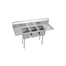 Elkay 3C12X16-2-16X - Dependabilt Stainless Steel 72'' x 21-13/16'' x 43-3/4'' 16 Gauge Th