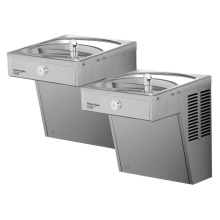 Elkay 8754080083 - Wall Mount Vandal-Resistant GreenSpec Bi-Level ADA Cooler Non-Filtered Refrigerated Stainless