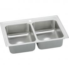 Elkay BPSRQ23172 - Celebrity Stainless Steel 23'' x 17'' x 6-1/8'', Equal Double Bowl D