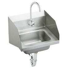 Elkay CHS1716LRSSACMC - Stainless Steel 16-3/4'' x 15-1/2'' x 13'' Single Bowl Wall Hung Han