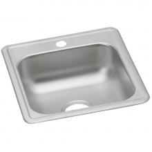 Elkay D117191 - Dayton Stainless Steel 17'' x 19'' x 6-1/8'', 1-Hole Single Bowl Dro