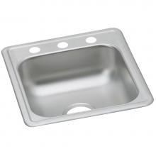 Elkay D117190 - Dayton Stainless Steel 17'' x 19'' x 6-1/8'', Single Bowl Drop-in Ba