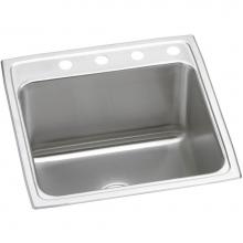 Elkay DLR2022101 - Lustertone Classic Stainless Steel 19-1/2'' x 22'' x 10-1/8'', 1-Hol
