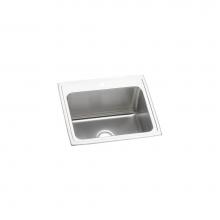 Elkay DLR2522122 - Lustertone Classic Stainless Steel 25'' x 22'' x 12-1/8'', 2-Hole Si