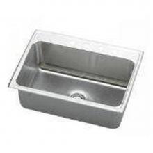 Elkay DLR312210X - 18 Gauge Stainless Steel 31'' x 22'' x 10.125'' Single Bowl Drop-in
