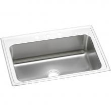 Elkay DLRS332210MR2 - Lustertone Classic Stainless Steel 33'' x 22'' x 10-1/8'', Single Bo