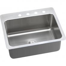 Elkay DLSR272210PD1 - Lustertone Classic Stainless Steel 27'' x 22'' x 10'', 1-Hole Single