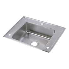 Elkay DRKAD282240RFFC - Lustertone Classic Stainless Steel 28'' x 22'' x 4'' Single Bowl Dro