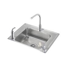 Elkay DRKAD282245LC - Lustertone Classic Stainless Steel 28'' x 22'' x 4-1/2'' Single Bowl