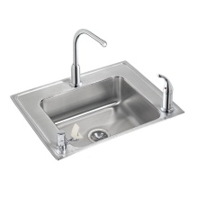 Elkay DRKAD282255LC - Lustertone Classic Stainless Steel 28'' x 22'' x 5-1/2'' Single Bowl