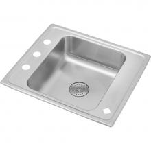 Elkay DRKR2220PD2LM - Lustertone Classic Stainless Steel 22'' x 19-1/2'' x 7-1/2'', Single