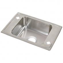 Elkay DRKR31192FRM - Lustertone Classic Stainless Steel 31'' x 19-1/2'' x 7-5/8'', 2FRM-H