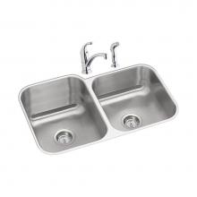 Elkay DXUH312010RDF - Dayton Stainless Steel 31-3/4'' x 20-1/2'' x 10'', Offset Double Bow