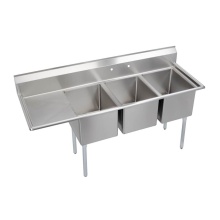 Elkay E3C16X20-L-18X - Dependabilt Stainless Steel 72-1/2'' x 25-13/16'' x 43-3/4'' 18 Gaug