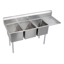 Elkay E3C16X20-R-18X - Dependabilt Stainless Steel 72-1/2'' x 25-13/16'' x 43-3/4'' 18 Gaug