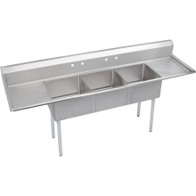 Elkay E3C24X24-2-24X - Dependabilt Stainless Steel 124'' x 29-13/16'' x 43-3/4'' 18 Ga. Thr