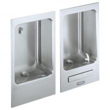 Elkay EDFBC212C - Wall Mount Fully Recessed Fountain wth Cuspidor, Non-Filtered Non-Refrigerated Stainless