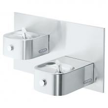 Elkay EDFP217FC - Soft Sides Bi-Level Fountain Non-Filtered Non-Refrigerated, Stainless