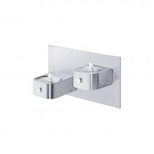 Elkay EDFP217RAC - Soft Sides Bi-Level Reverse Fountain Non-Filtered, Non-Refrigerated Stainless