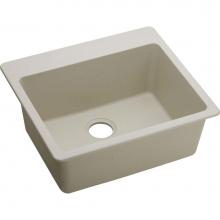 Elkay ELG2522BQ0 - Quartz Classic 25'' x 22'' x 9-1/2'', Single Bowl Drop-in Sink, Bisq