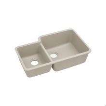 Elkay ELGOU3321LPT0 - Quartz Classic 33'' x 20-11/16'' x 9'', Offset 40/60 Double Bowl Und