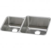 Elkay ELUH3121L - Lustertone Classic Stainless Steel 30-3/4'' x 21'' x 9-7/8'', Offset