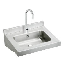 Elkay ELVWO2219SACMC - Stainless Steel 22'' x 19'' x 5-1/2'' Wall Hung Lavatory Sink Kit w/