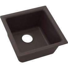 Elkay ELX1616CN0 - Elkay Quartz Luxe 15-3/4'' x 15-3/4'' x 7-11/16'', Single Bowl Dual