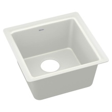 Elkay ELX1616PA0 - Quartz Luxe 15-3/4'' x 15-3/4'' x 7-11/16'' Single Bowl Dual Mount B