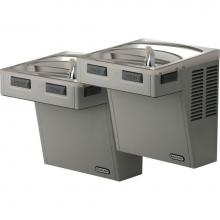 Elkay EMABFTLRDDSC - Elkay Wall Mount Bi-Level Reverse ADA Cooler, Non-Filtered Non-Refrigerated Stainless