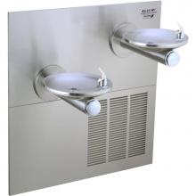 Elkay LRPBGRNM28RAK - SwirlFlo Fountain Bi-Level Reverse GreenSpec ADA Filtered Refrigerated, Stainless
