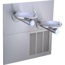Elkay ERPBMV28K - SwirlFlo Fountain Bi-Level ADA Non-Filtered Refrigerated, Stainless