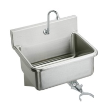 Elkay EWS3120KC - Stainless Steel 31'' x 19.5'' x 10-1/2'' Wall Hung Single Bowl Hand